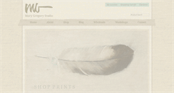 Desktop Screenshot of marygregorystudio.com